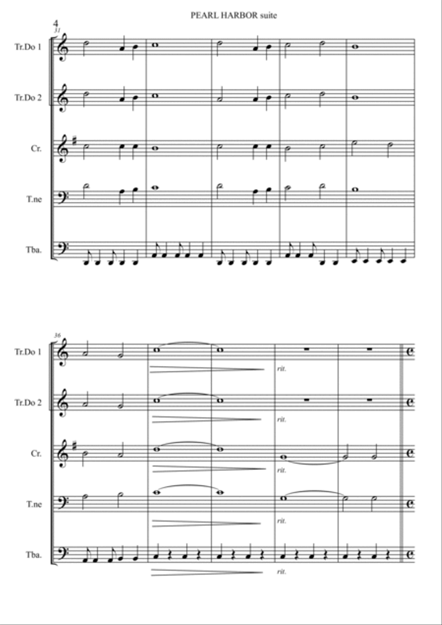War Brass Ensemble scores gallery preview page 5