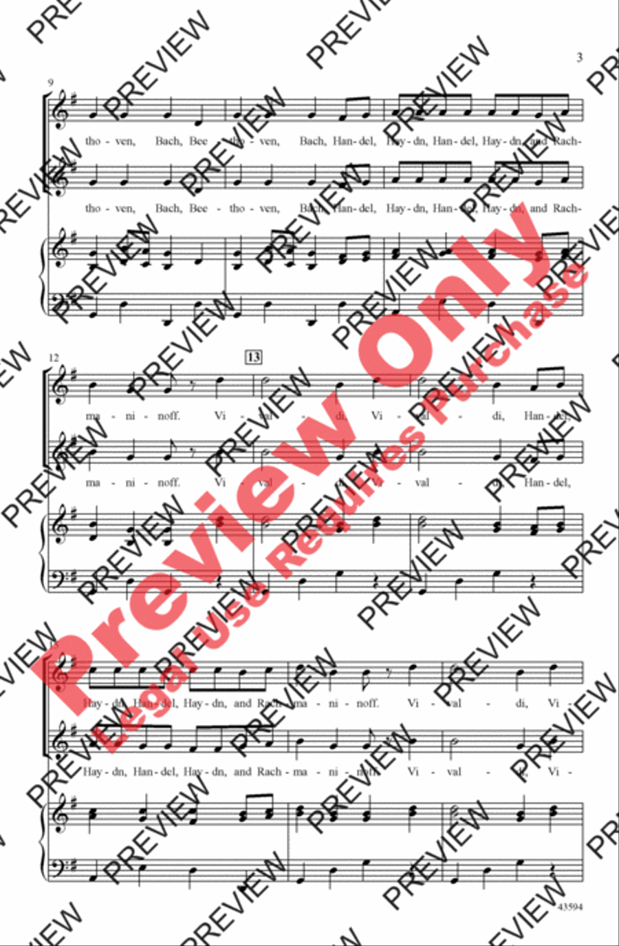 Composers All Around 2-Part scores gallery preview page 3