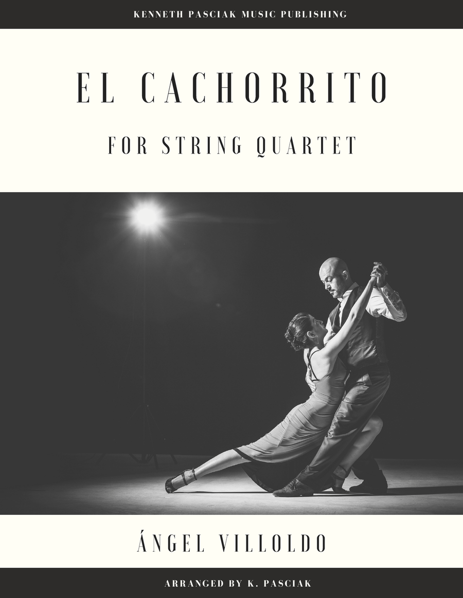 El Cachorrito (for String Quartet) String Quartet scores gallery preview page 1