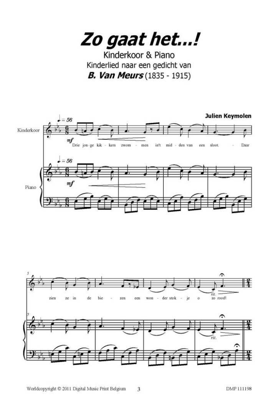 Zo Gaat Het Mixed Choir scores gallery preview page 2