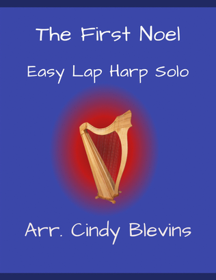 Book cover for The First Noel, for Easy Lap Harp