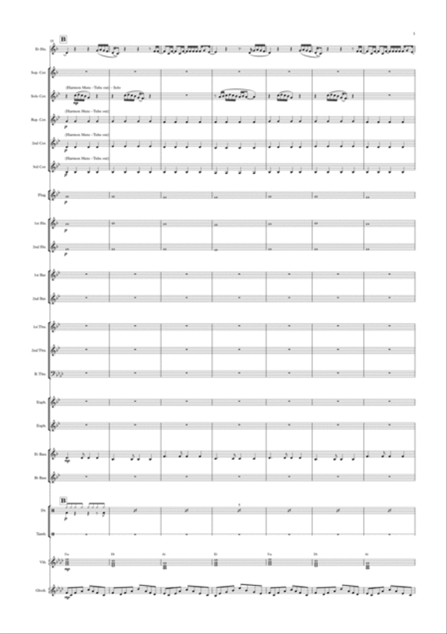 Always Remember Us This Way Brass Ensemble scores gallery preview page 3