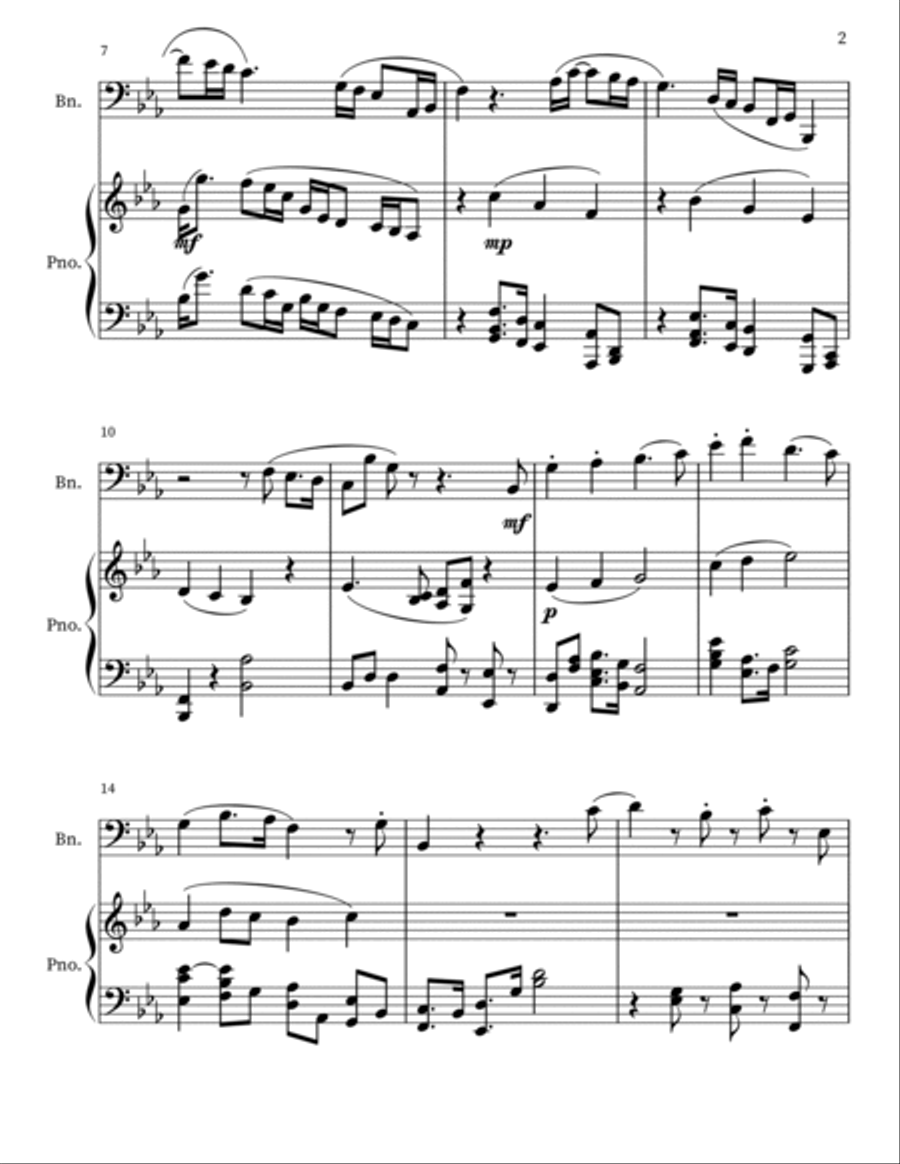 Bassooniful Bassooniful Woodwind Duet scores gallery preview page 2