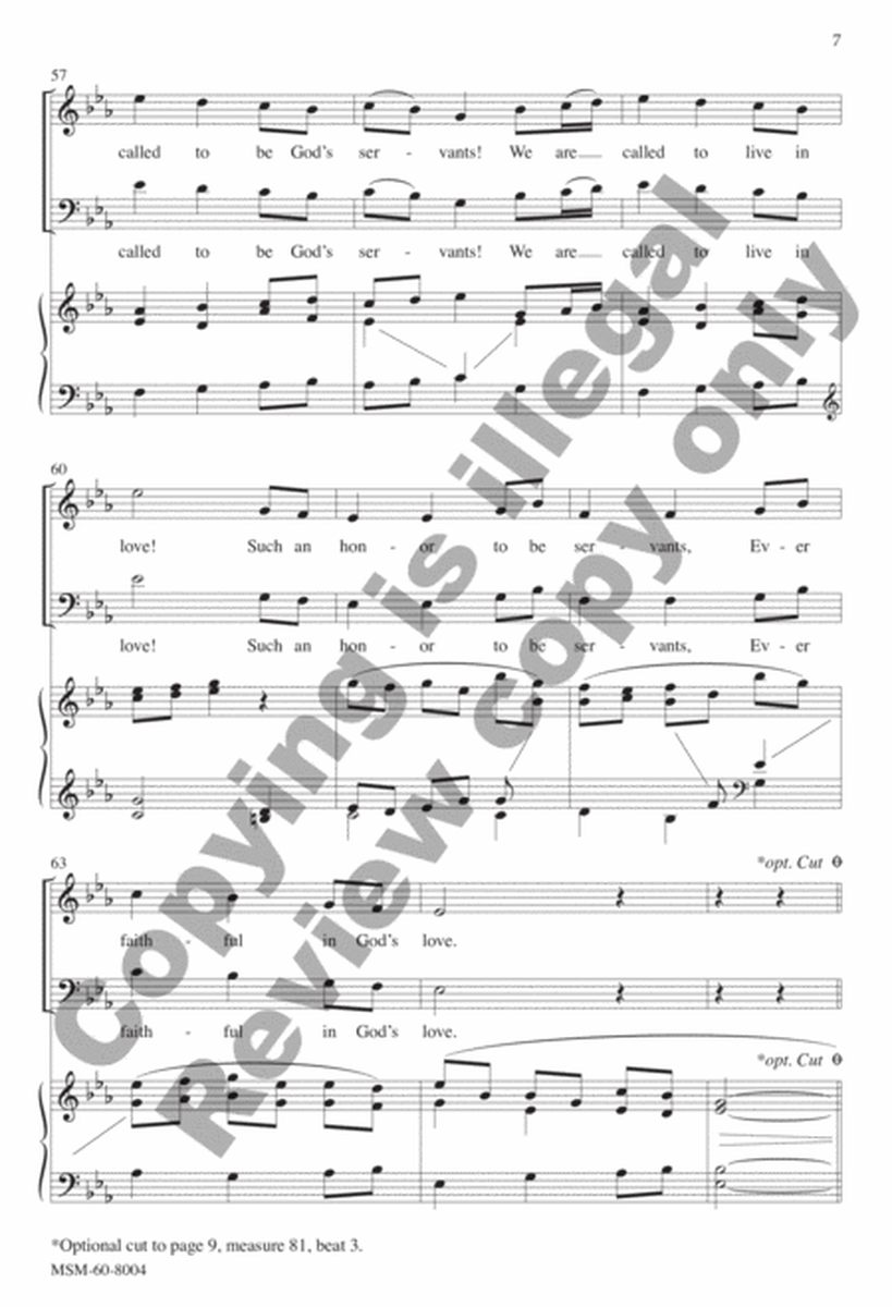 Joined Together As One Body (Choral Score) image number null