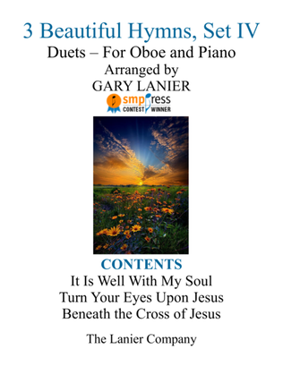 Gary Lanier: 3 BEAUTIFUL HYMNS, Set IV (Duets for Oboe & Piano)