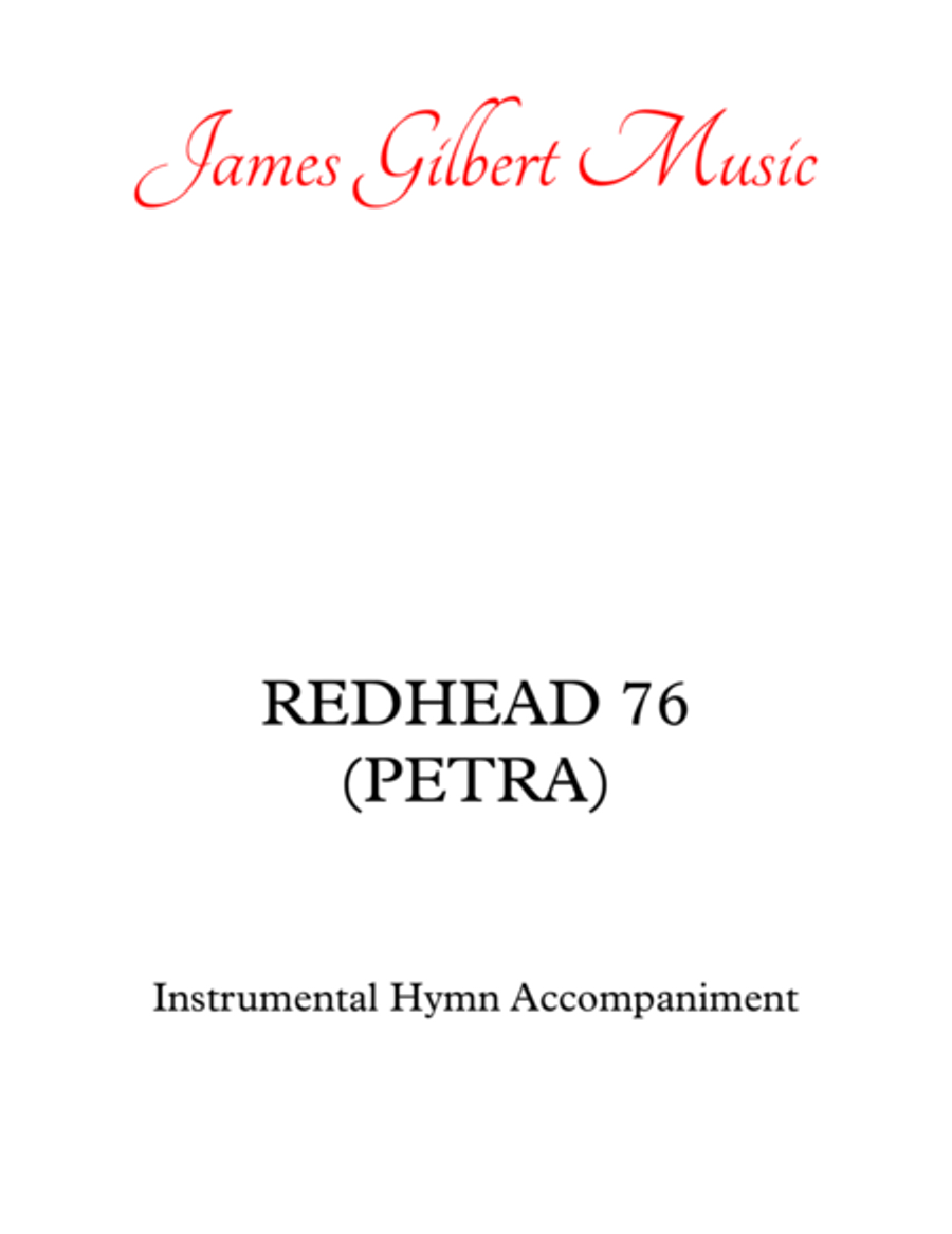 REDHEAD 76 [PETRA] (Go To Dark Gethsemane) Small Ensemble scores gallery preview page 1