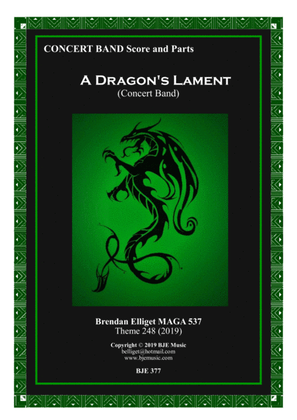 A Dragon's Lament - Concert Band Score and Parts PDF
