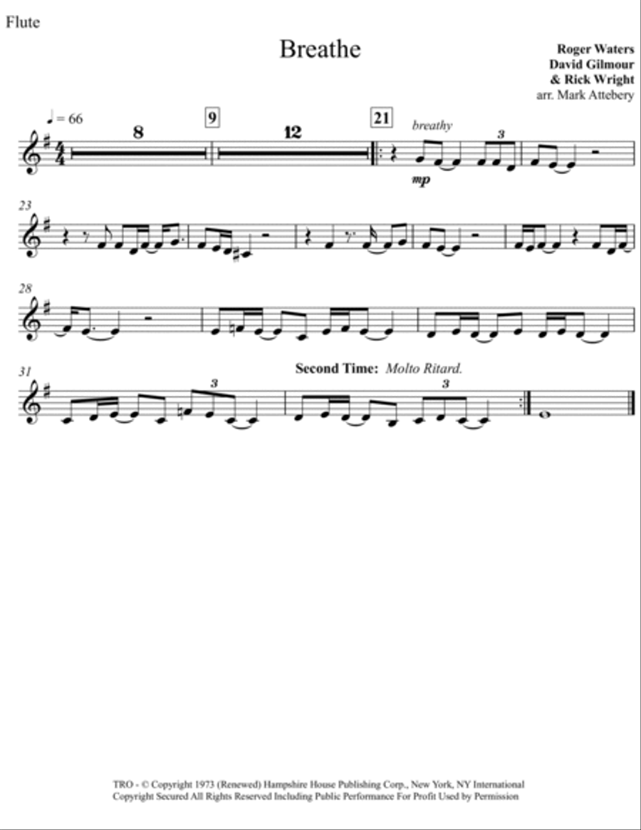Breathe Small Ensemble scores gallery preview page 4