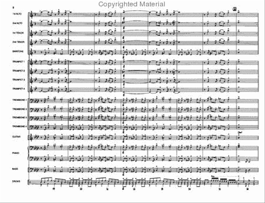 Bringin' It On Jazz Ensemble scores gallery preview page 8