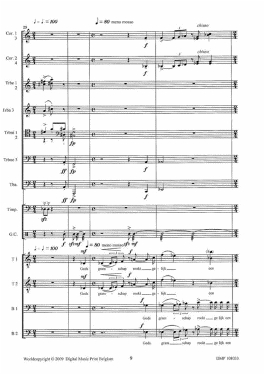 Reizang Van Jeruzalemmers Unison Choir scores gallery preview page 8