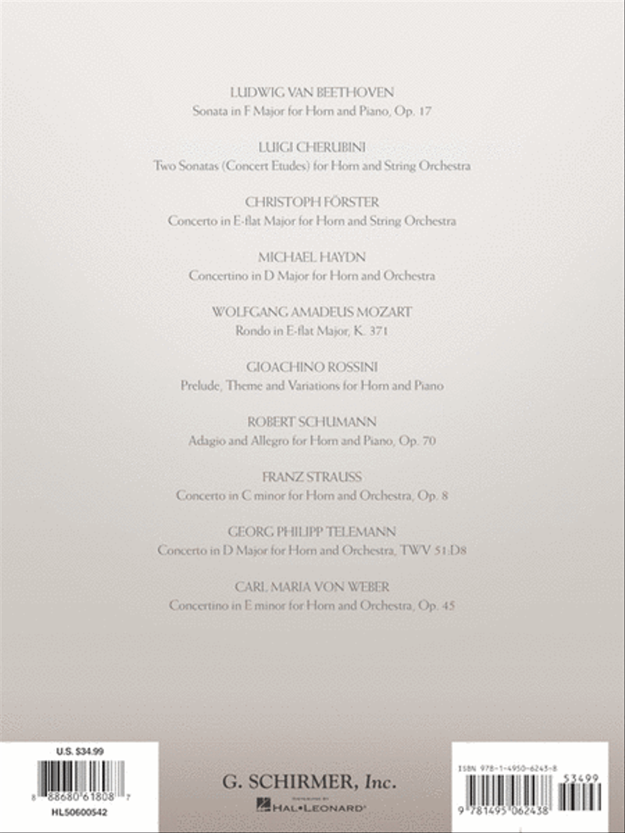 The Barry Tuckwell Horn Collection Piano Accompaniment scores gallery preview page 3