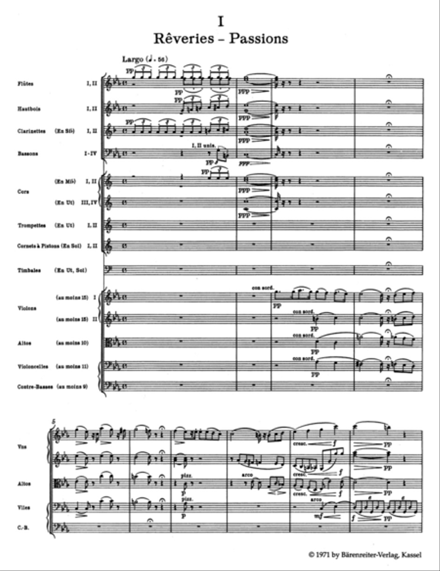 Symphonie fantastique Orchestra scores gallery preview page 2