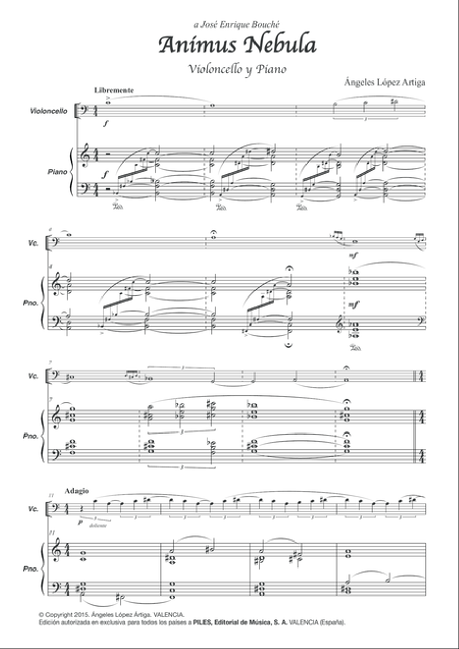 Animus Nebula Animus Nebula Piano scores gallery preview page 2