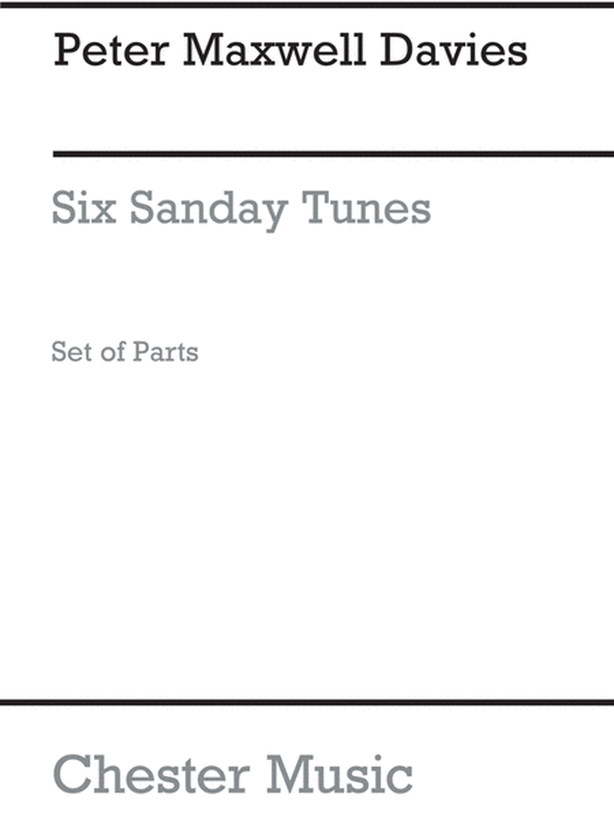 Six Sanday Tunes (Five String Parts)