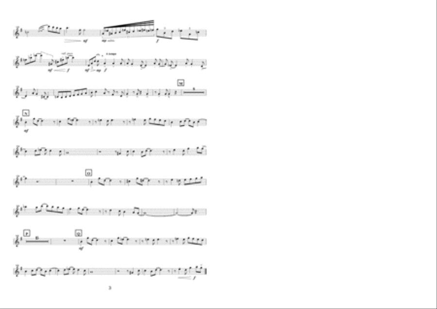 Charanga For Trumpet Concert Band scores gallery preview page 3