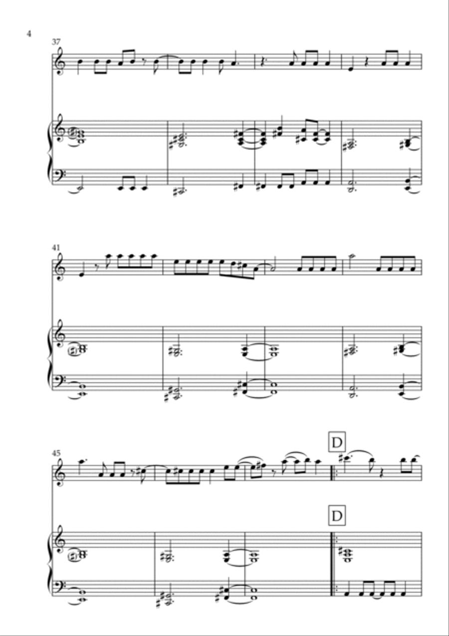 Cruel Summer Flute scores gallery preview page 4