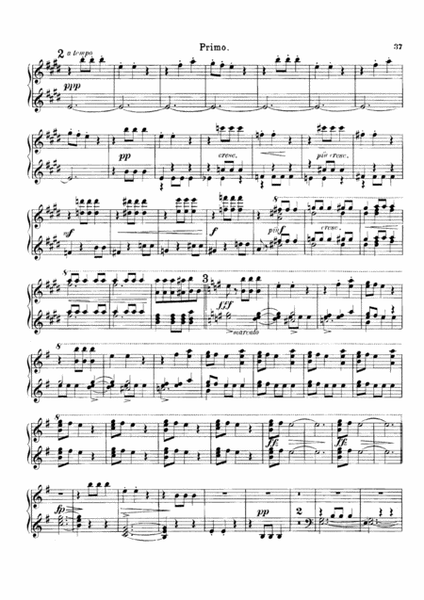 Dvorak Symphony No.9 III, IV, for piano duet(1 piano, 4 hands), PD806