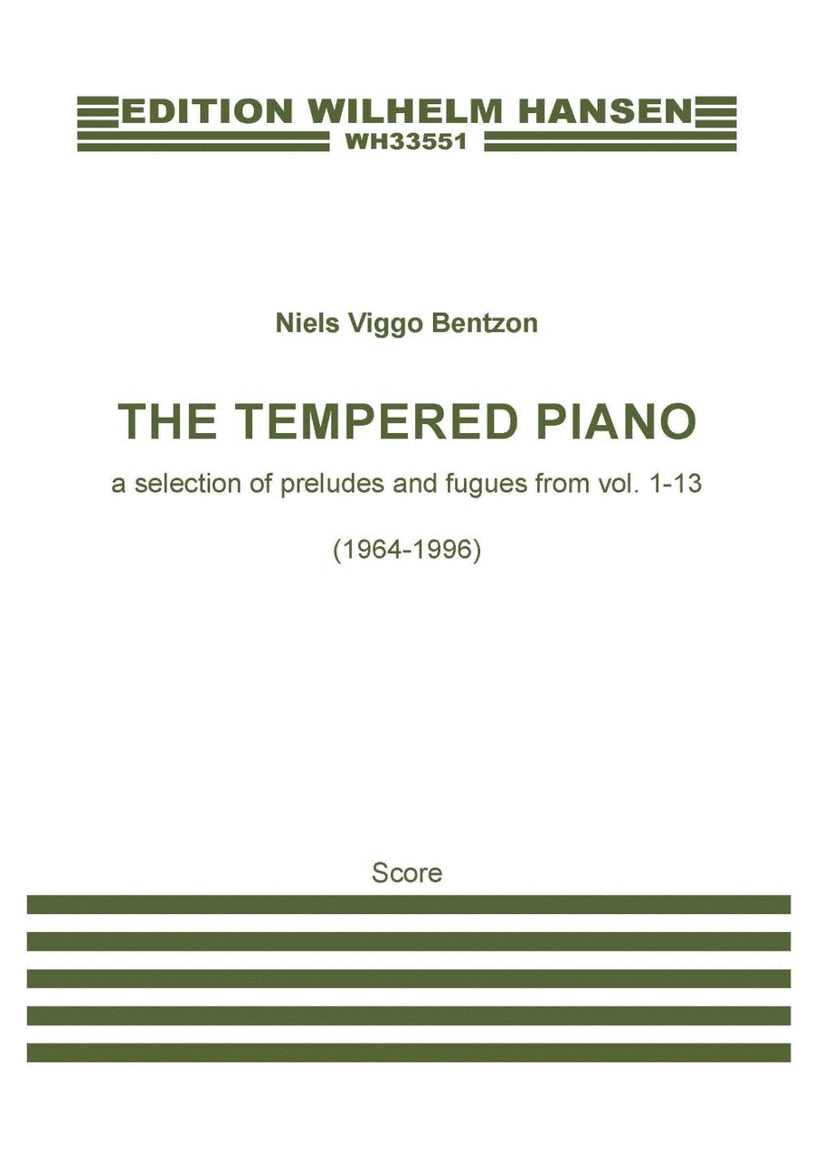 The Tempered Piano: A Selection of Preludes and Fugues from Vol. 1-13 Piano scores gallery preview page 1
