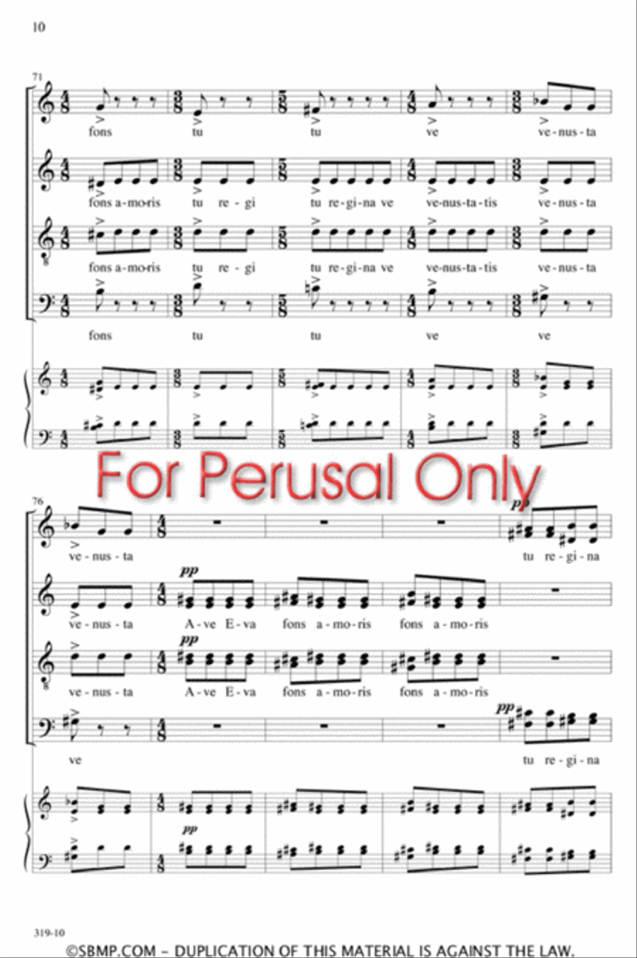 Rytmus - SATB Octavo 4-Part scores gallery preview page 9