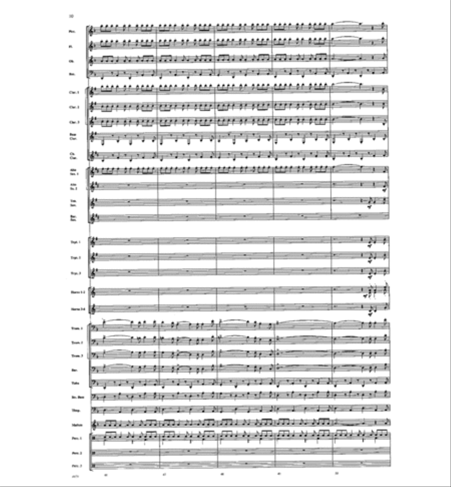 American Folk Fantasia Concert Band scores gallery preview page 11