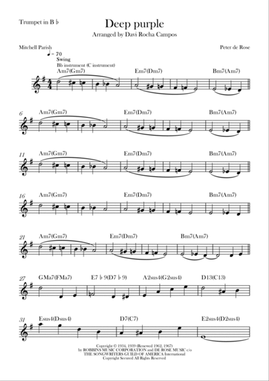 Deep Purple Brass Quintet scores gallery preview page 6