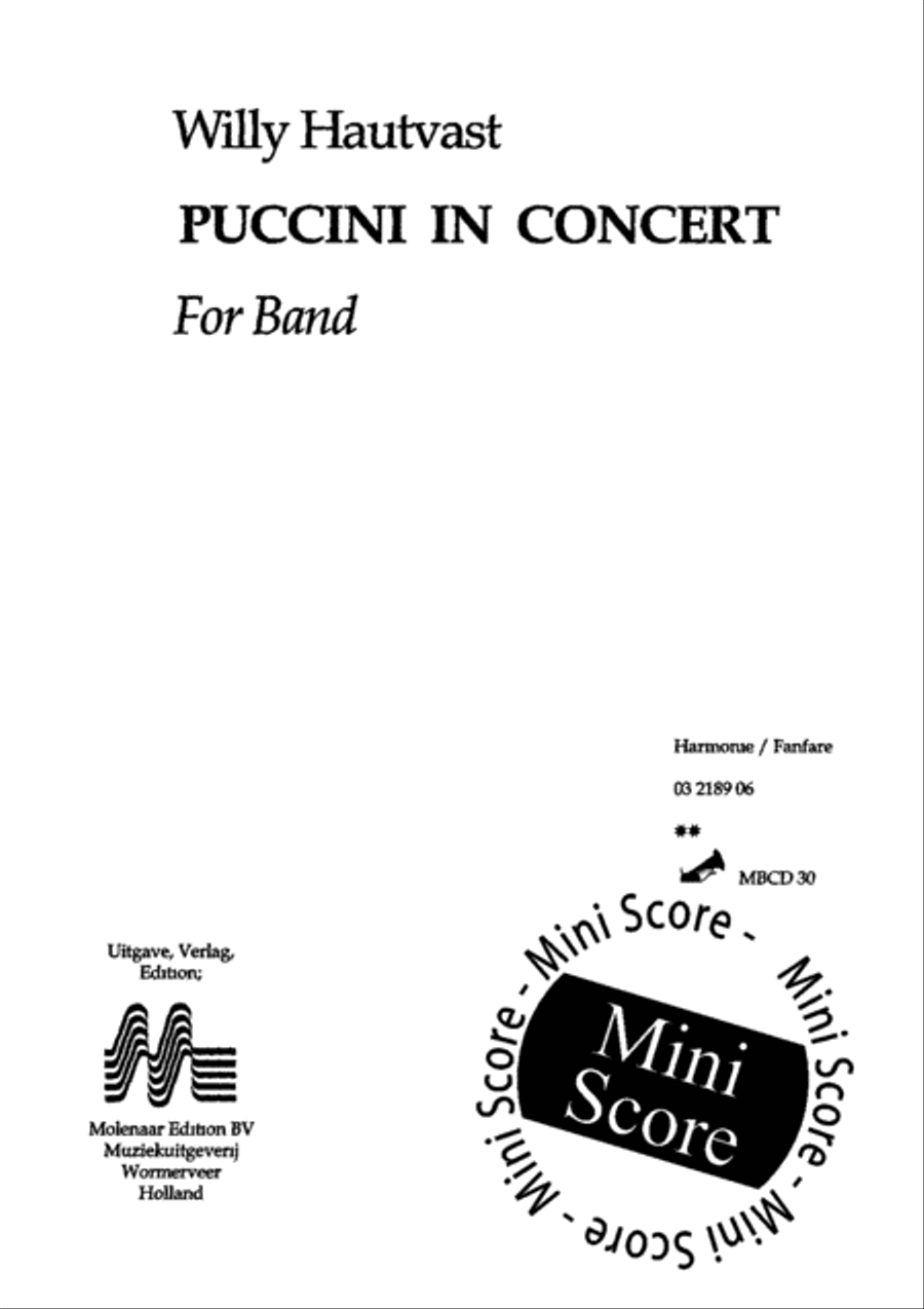 Puccini in Concert Concert Band scores gallery preview page 3