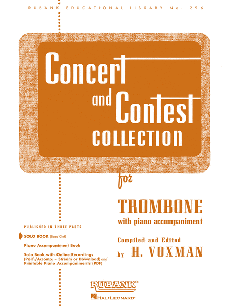 Concert and Contest Collections - Trombone (Trombone Solo Part)