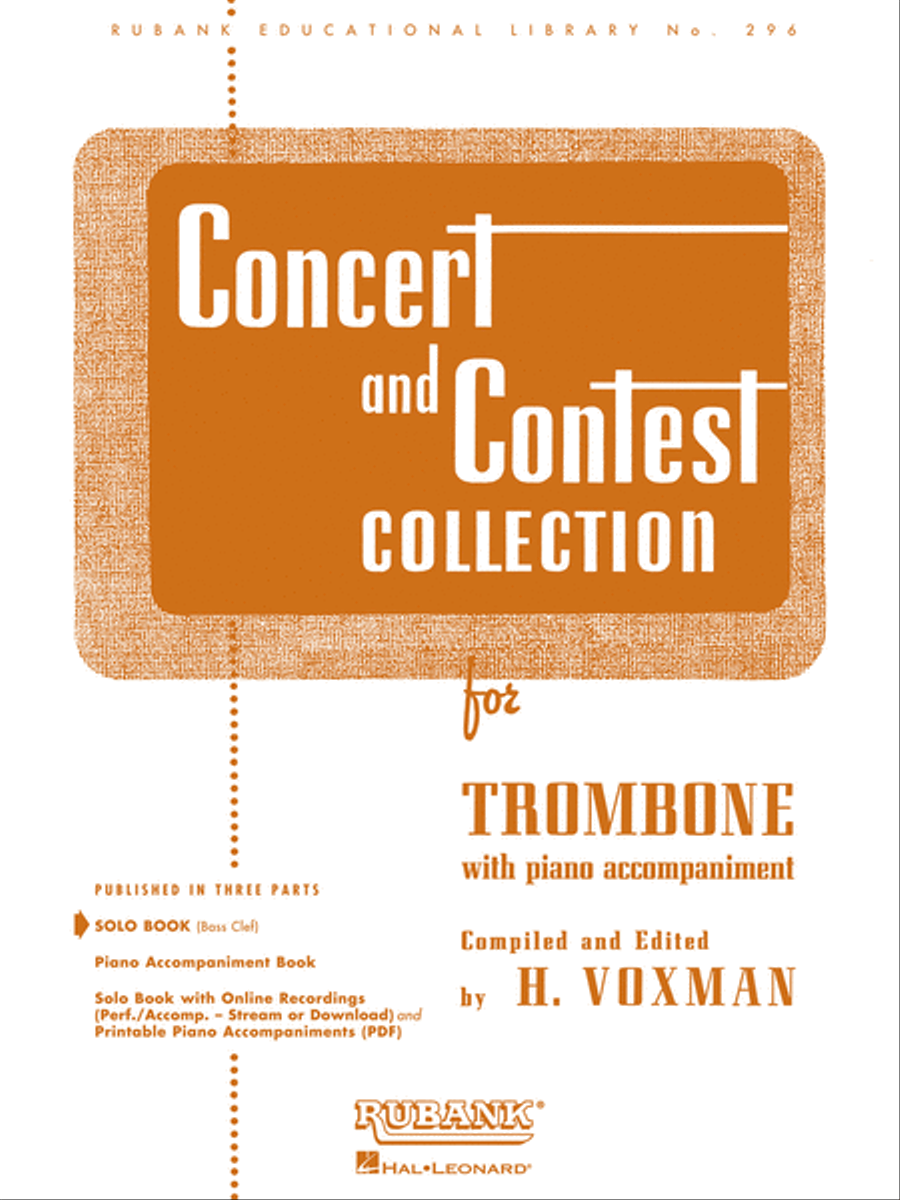 Concert and Contest Collection for Trombone Concert Band Methods scores gallery preview page 1