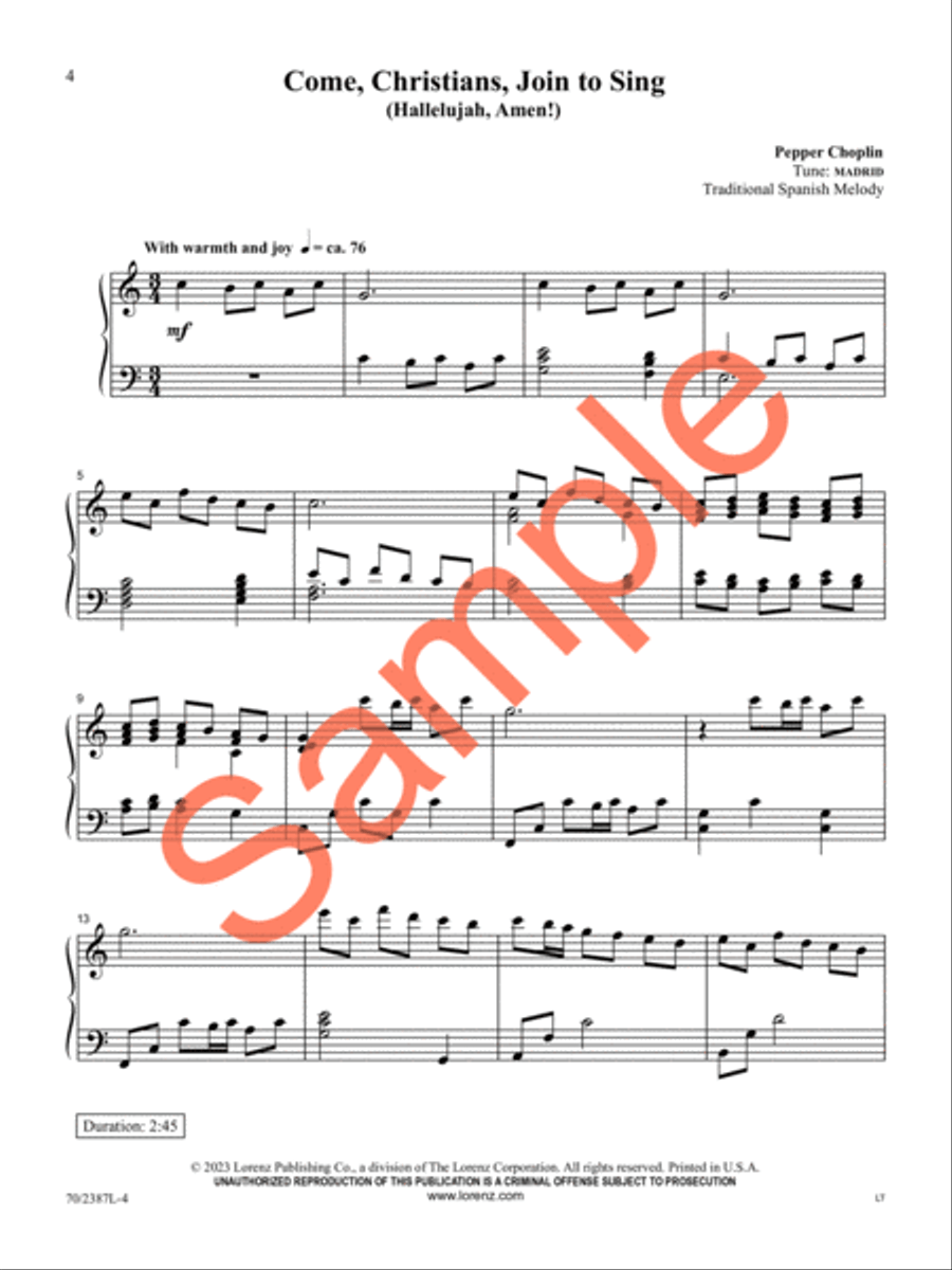 Alleluias for the Piano Alleluias for the Piano Piano Solo scores gallery preview page 5