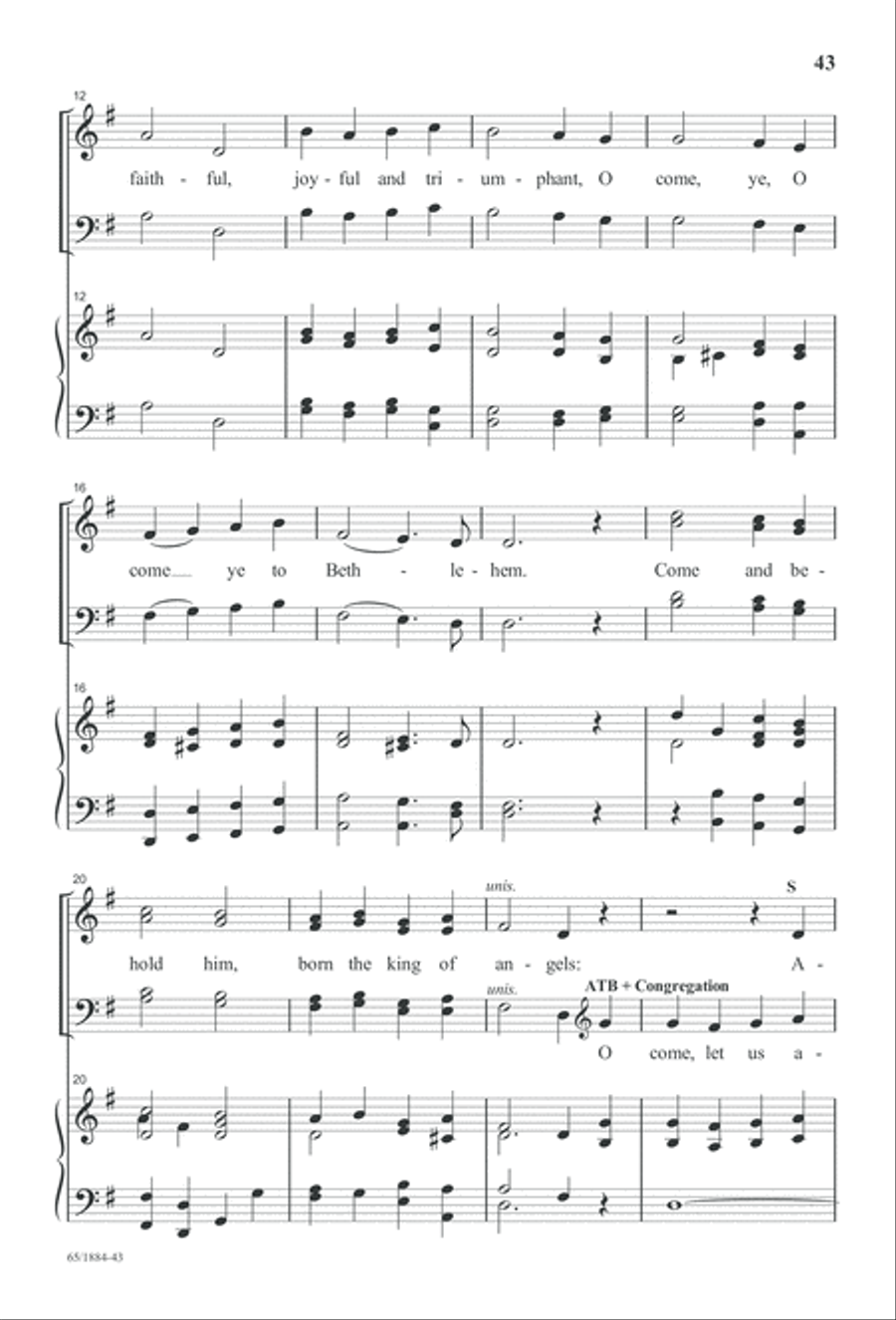 Let Us Adore Him Let Us Adore Him 4-Part scores gallery preview page 45