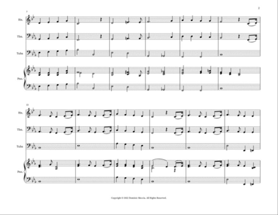 O Canada! O Canada! Small Ensemble scores gallery preview page 2