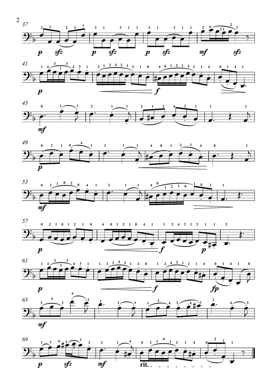 10 piezas breves para cello solo. complete book Cello Solo scores gallery preview page 4