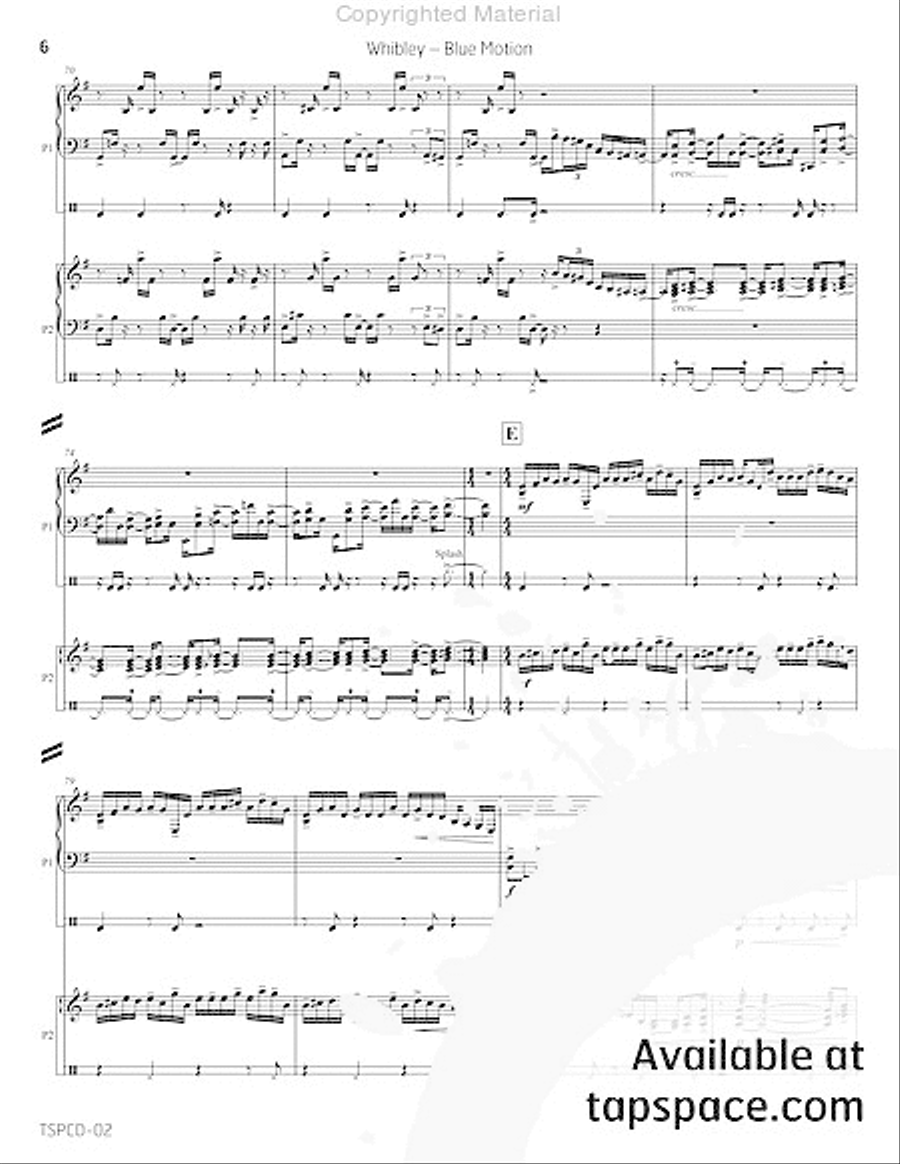 Blue Motion Double Bass scores gallery preview page 11