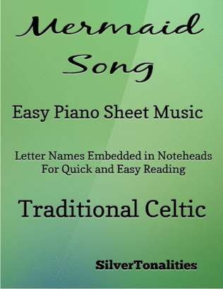 Book cover for Mermaid Song Easy Piano Sheet Music