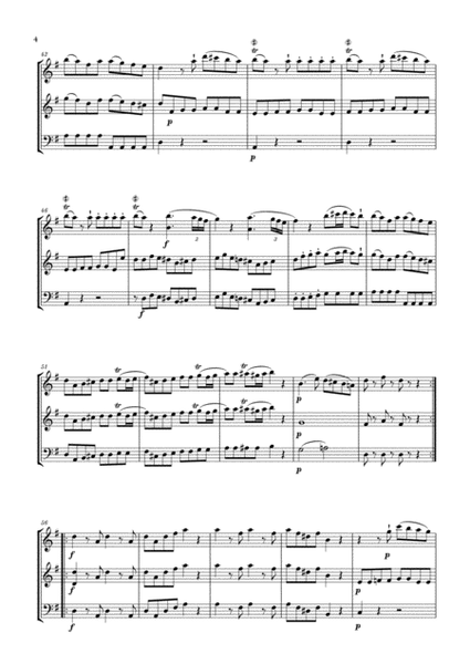 Eine Kleine Nachtmusik for Oboe, Violin and Bassoon image number null