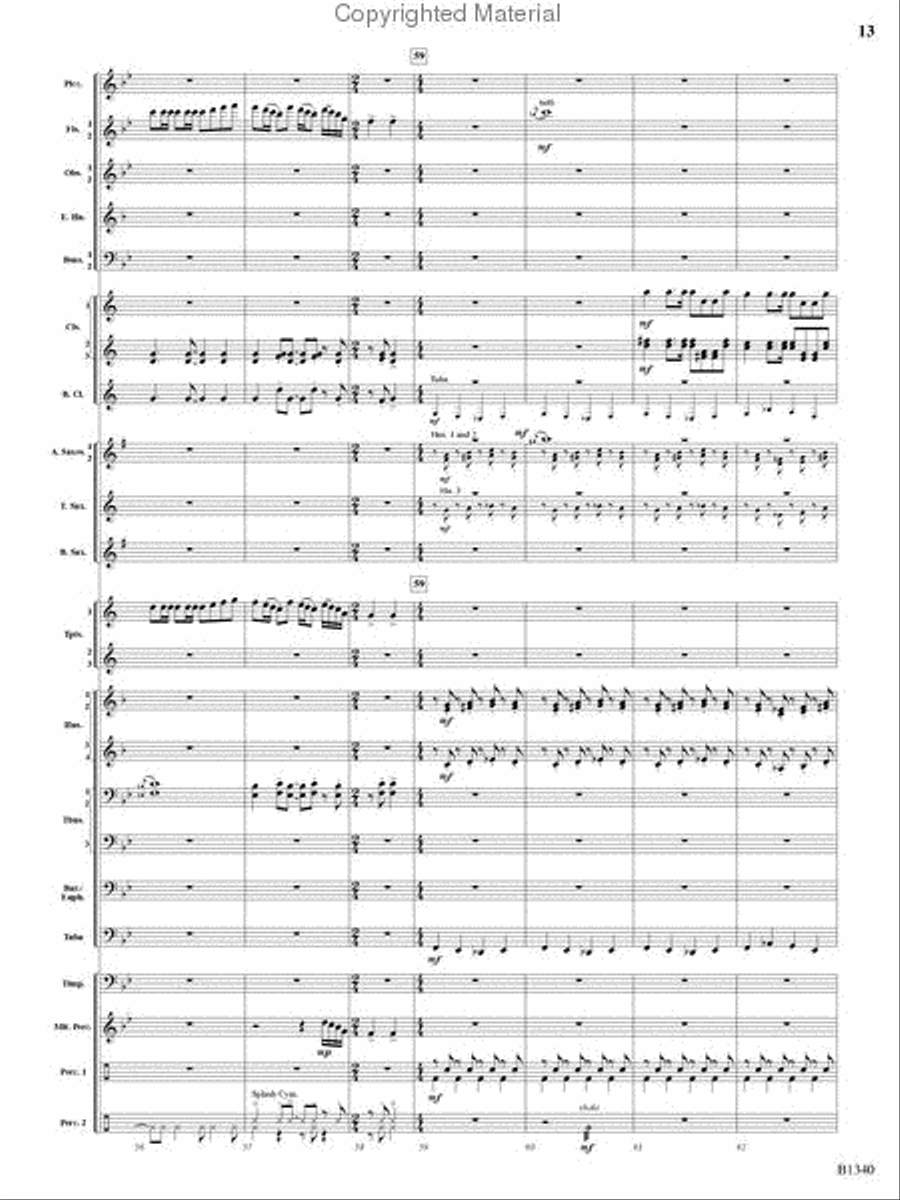 Winged Victory Concert Band scores gallery preview page 11