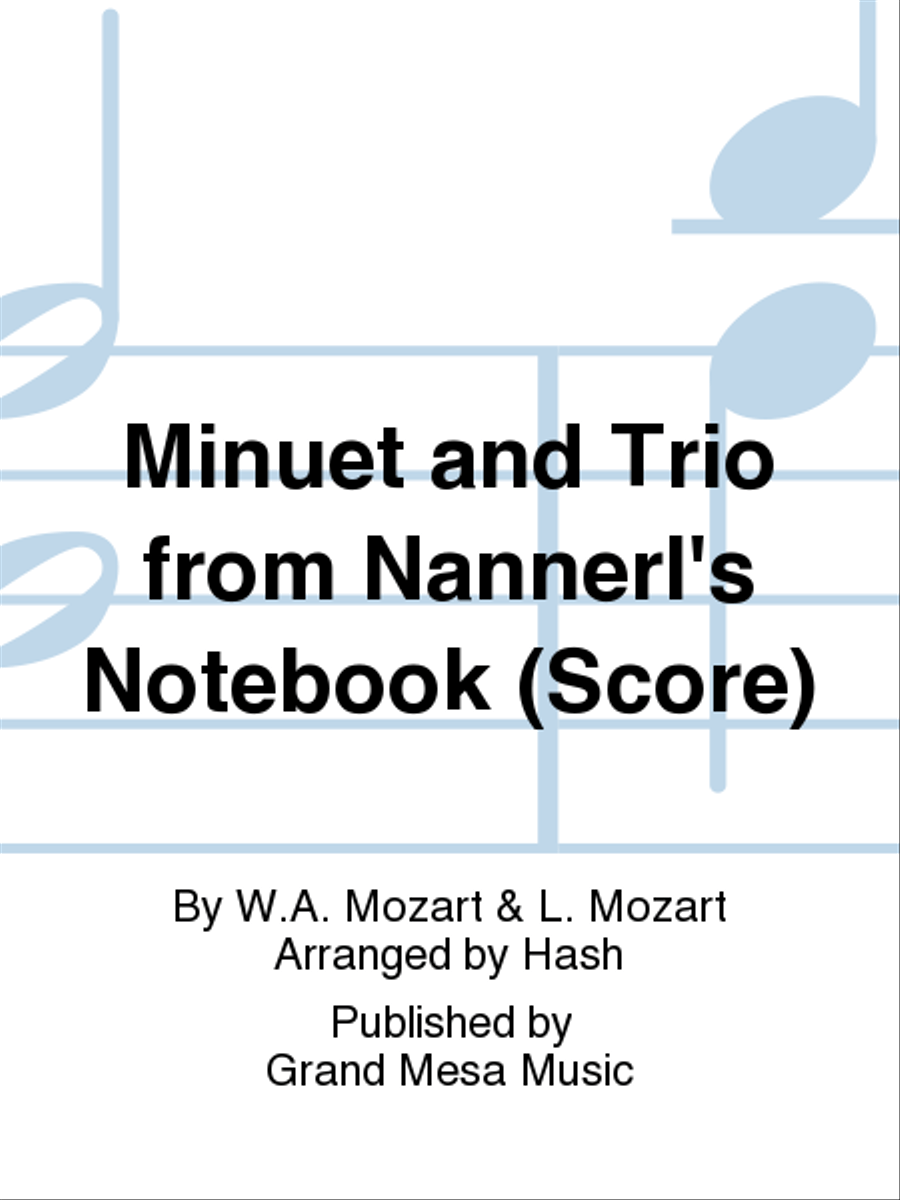 Minuet and Trio from Nannerl's Notebook String Orchestra scores gallery preview page 1