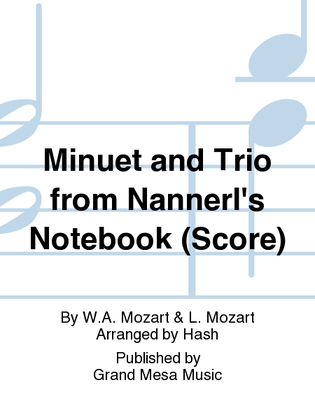 Minuet and Trio from Nannerl's Notebook