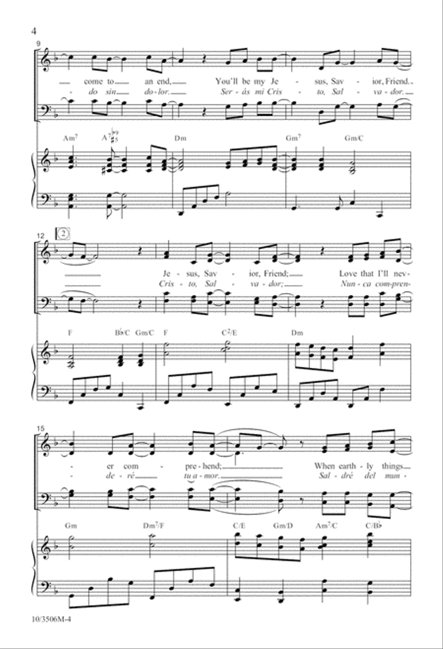 Jesus, Savior, Friend Jesus, Savior, Friend 4-Part scores gallery preview page 4