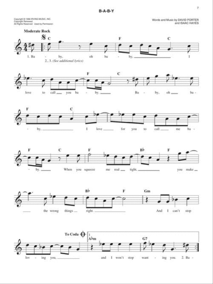The Easy Sixties Fake Book Piano scores gallery preview page 6