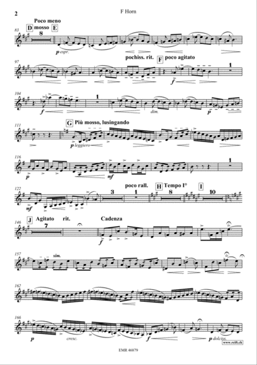 Concert-Poeme Horn scores gallery preview page 3
