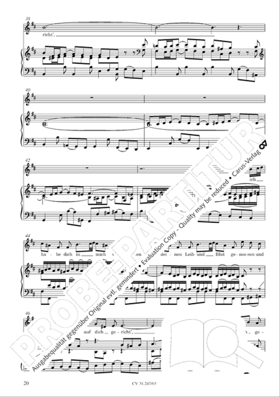 St. Mark Passion (Markus-Passion) 4-Part scores gallery preview page 21