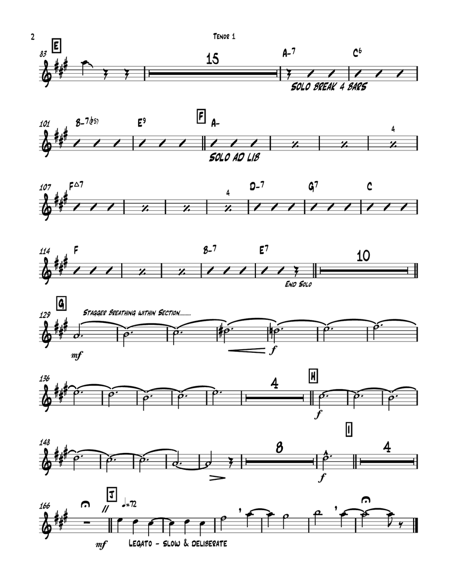 My Favorite Things Jazz Ensemble scores gallery preview page 6
