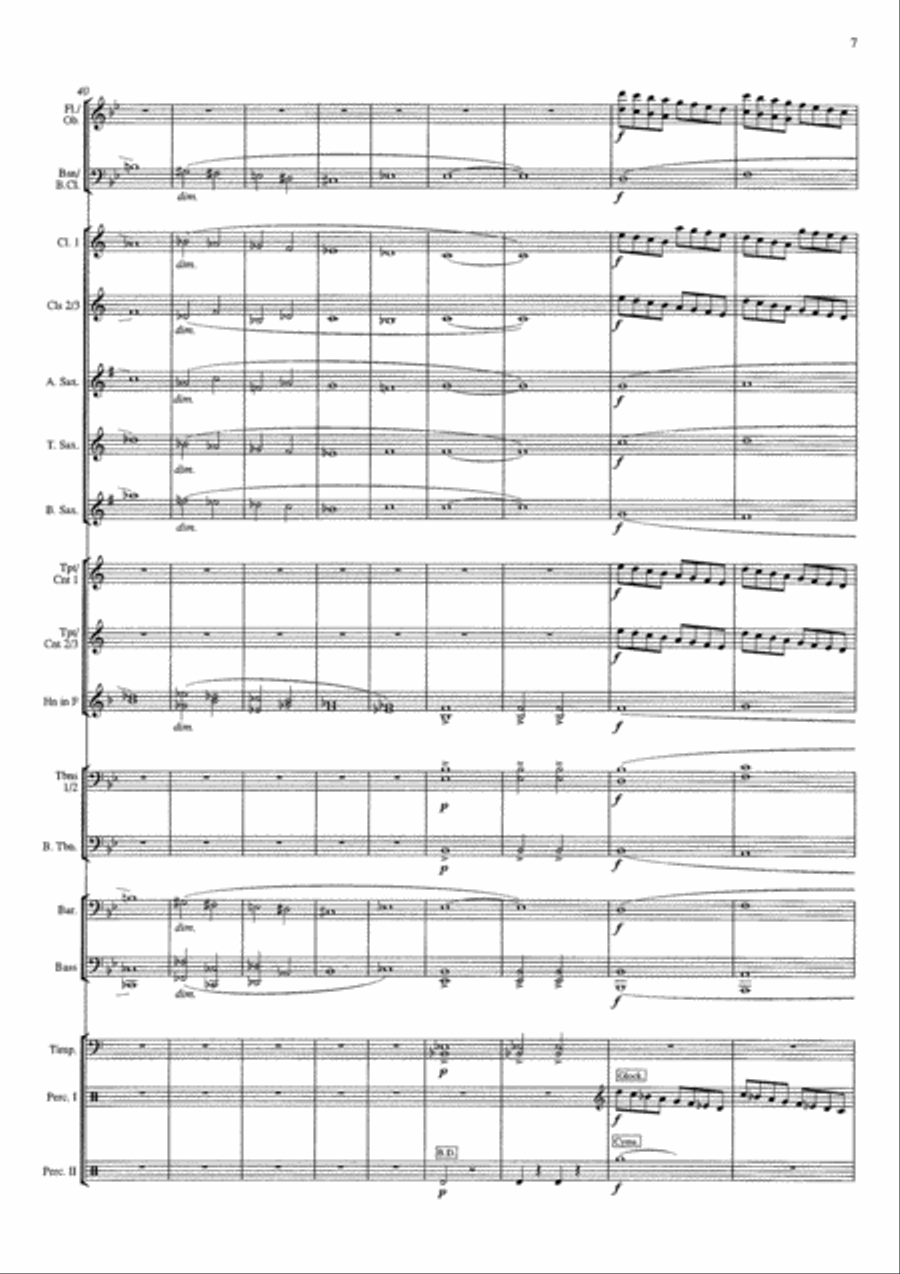 The Great Gate Of Kiev Concert Band scores gallery preview page 8