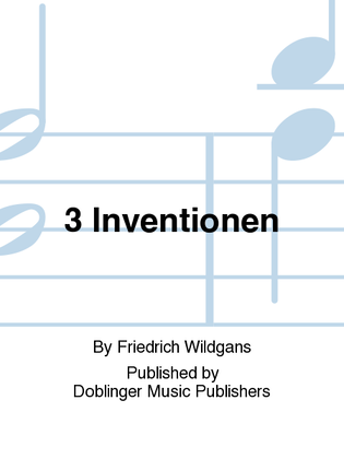 Book cover for 3 Inventionen