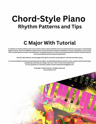How To Play Chord Style Piano - C Major