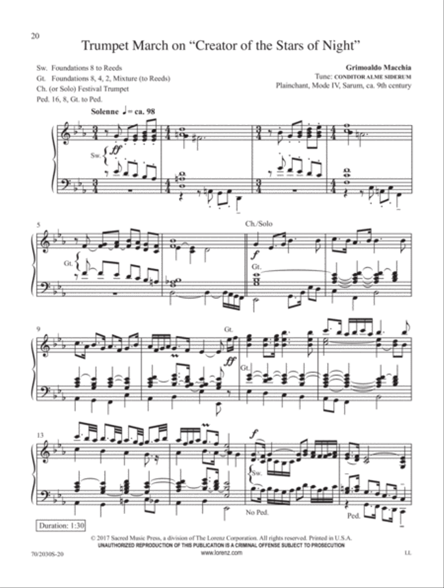 People, Look East! Organ Solo scores gallery preview page 9