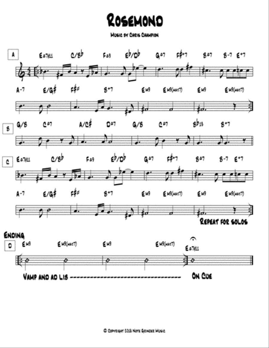 Rosemond Rosemond Small Ensemble scores gallery preview page 1