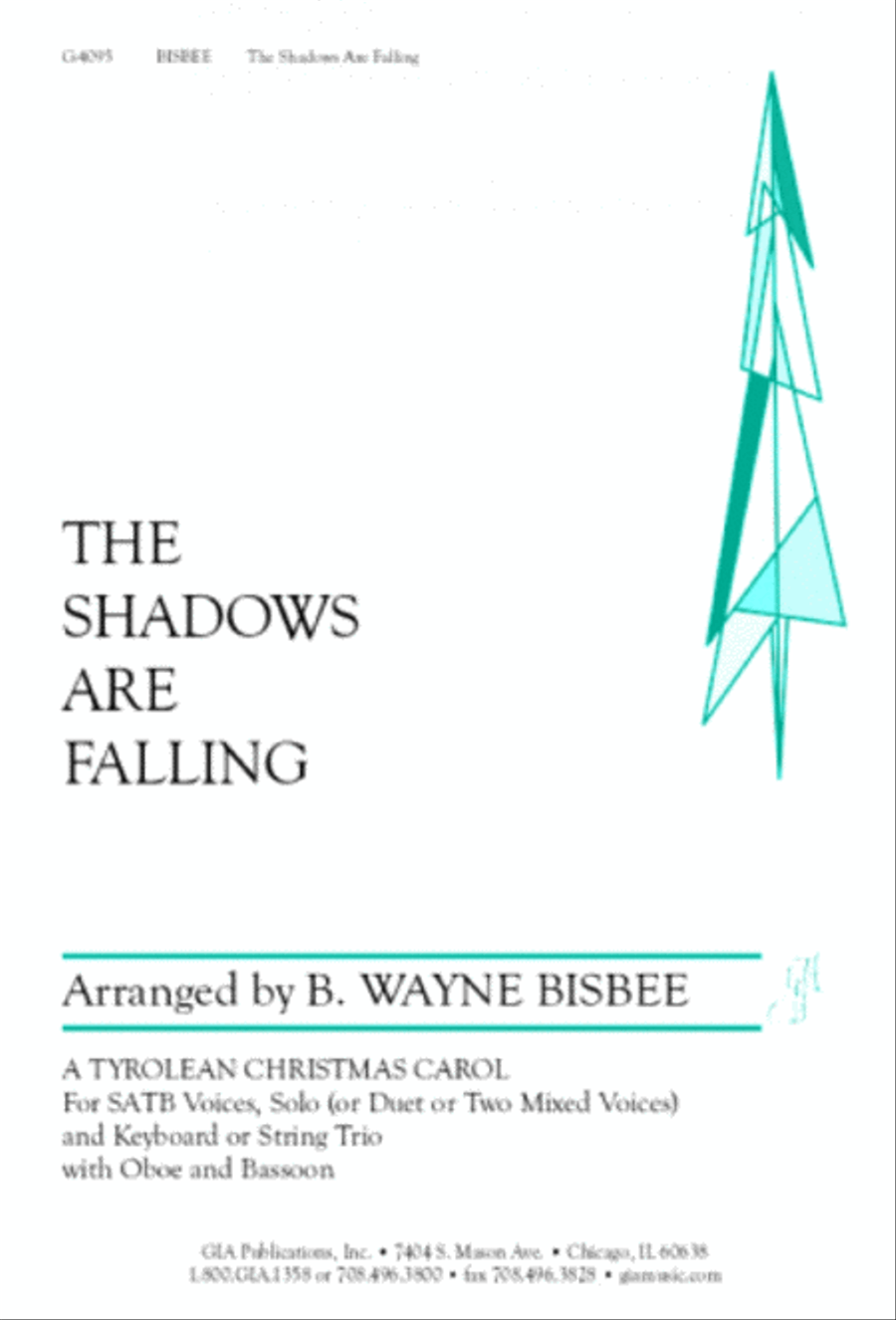 The Shadows Are Falling - String edition Bassoon scores gallery preview page 1