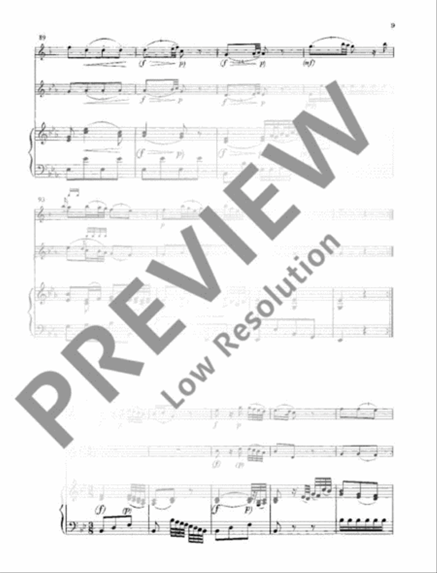 Trio E Flat major Bassoon scores gallery preview page 12